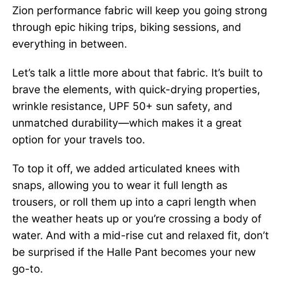 Prana size 12 regular length Halle hiking pants in slate green - Picture 6 of 10